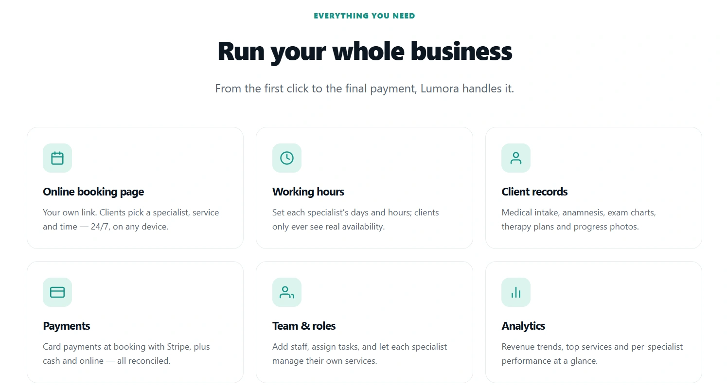 CRM screenshot — practice analytics